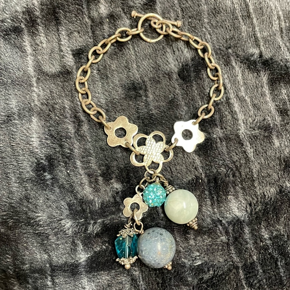 Sterling charm bracelet